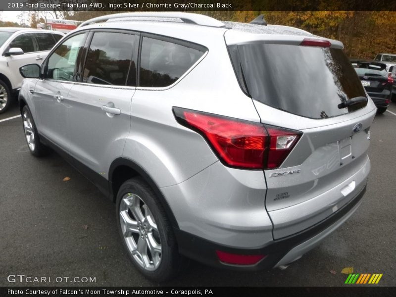 Ingot Silver / Chromite Gray/Charcoal Black 2019 Ford Escape Titanium 4WD