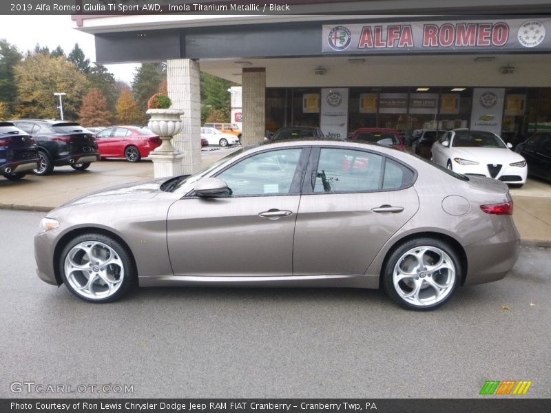  2019 Giulia Ti Sport AWD Imola Titanium Metallic