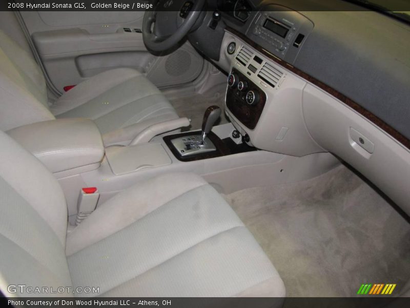 Golden Beige / Beige 2008 Hyundai Sonata GLS
