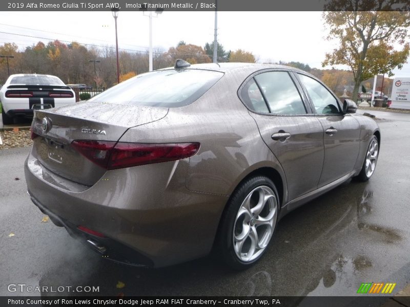 Imola Titanium Metallic / Black 2019 Alfa Romeo Giulia Ti Sport AWD