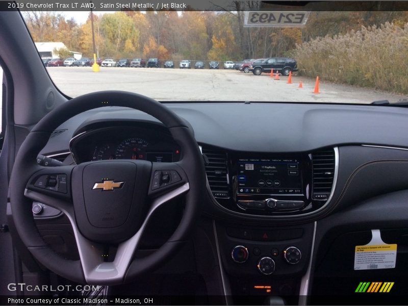 Satin Steel Metallic / Jet Black 2019 Chevrolet Trax LT AWD