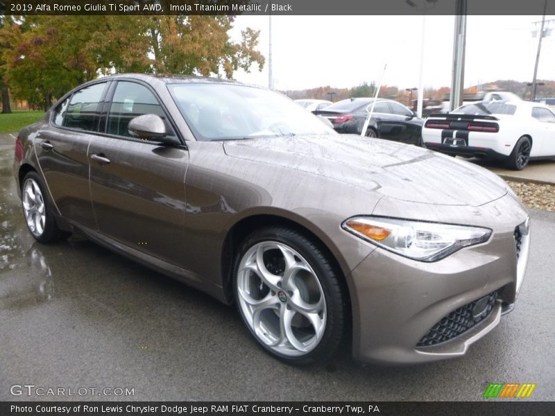 Imola Titanium Metallic / Black 2019 Alfa Romeo Giulia Ti Sport AWD