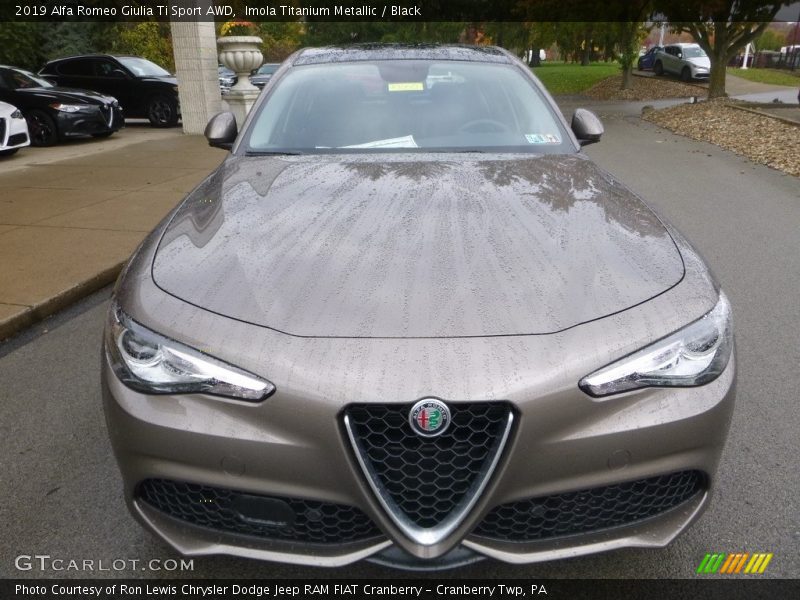 Imola Titanium Metallic / Black 2019 Alfa Romeo Giulia Ti Sport AWD