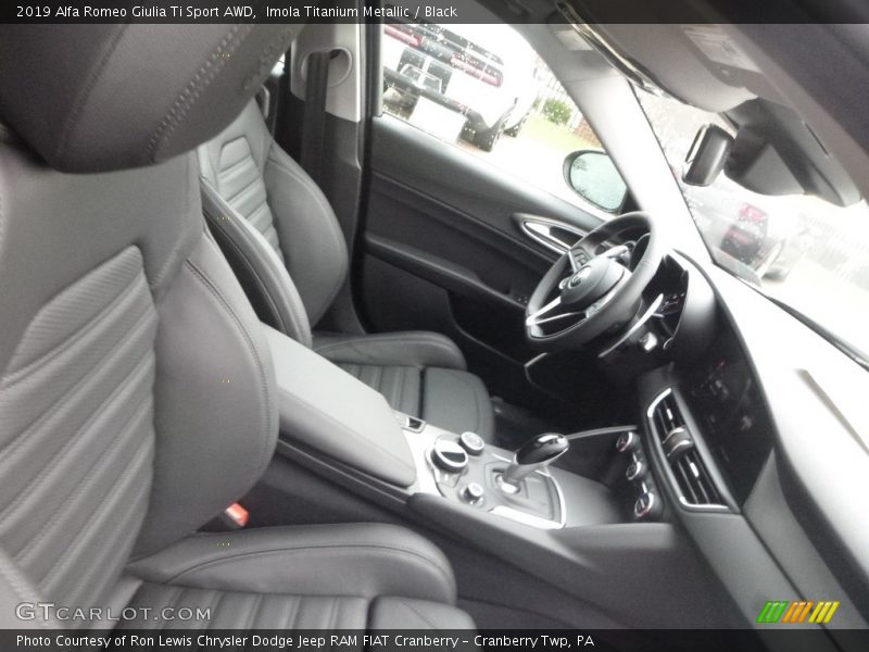 Imola Titanium Metallic / Black 2019 Alfa Romeo Giulia Ti Sport AWD