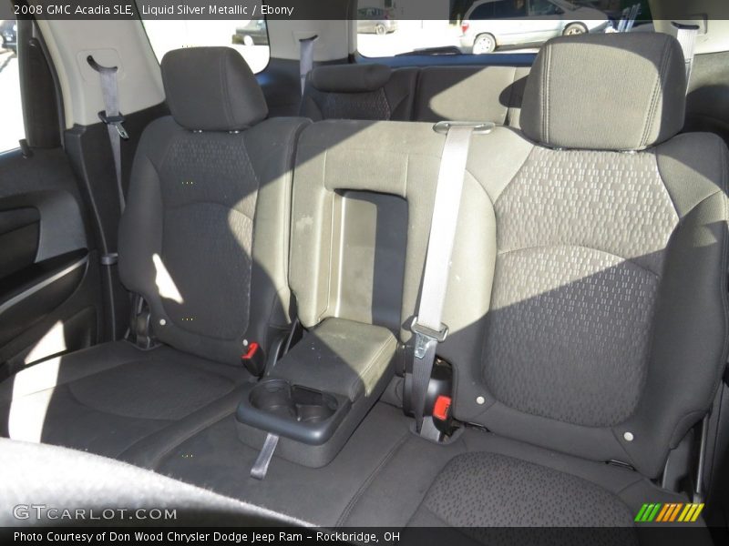Liquid Silver Metallic / Ebony 2008 GMC Acadia SLE