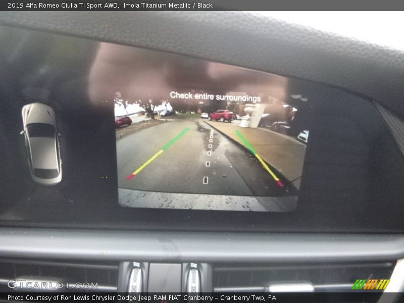 Imola Titanium Metallic / Black 2019 Alfa Romeo Giulia Ti Sport AWD