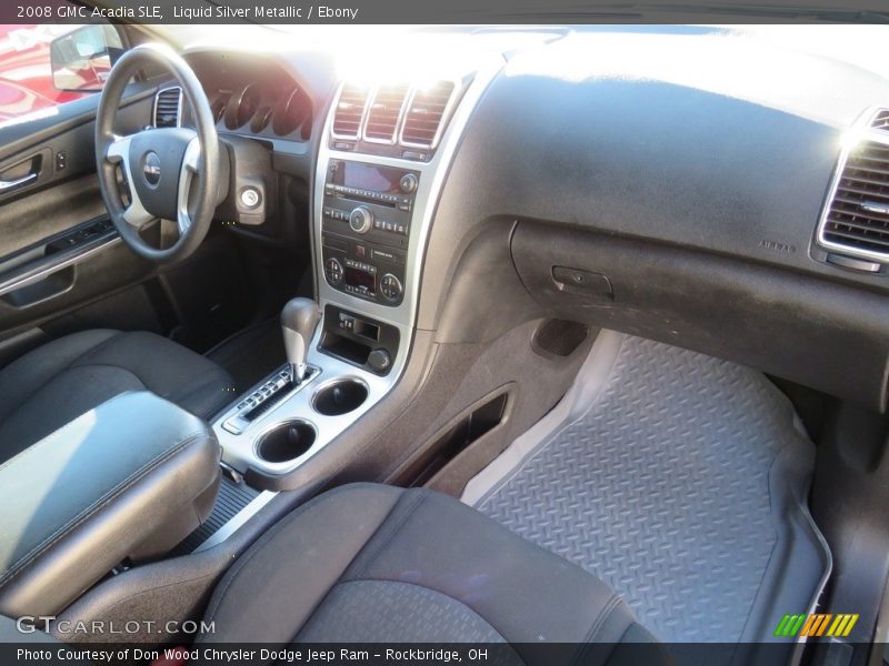 Liquid Silver Metallic / Ebony 2008 GMC Acadia SLE