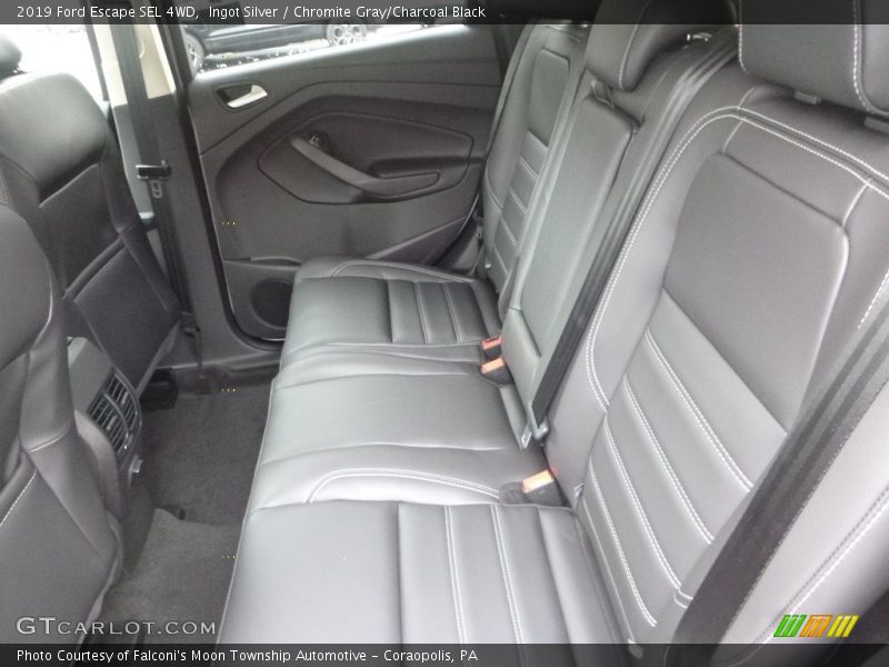 Ingot Silver / Chromite Gray/Charcoal Black 2019 Ford Escape SEL 4WD