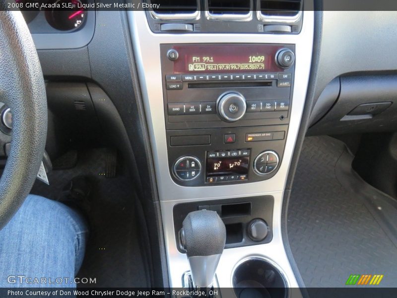 Liquid Silver Metallic / Ebony 2008 GMC Acadia SLE