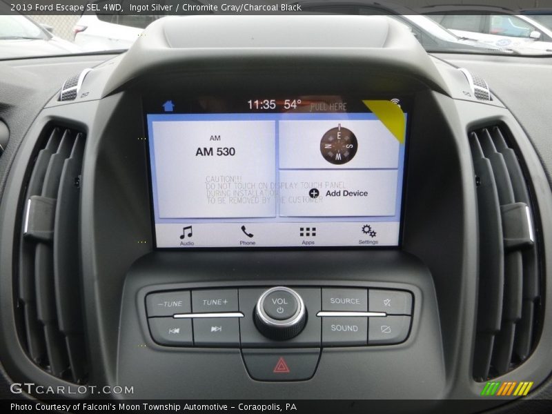 Controls of 2019 Escape SEL 4WD