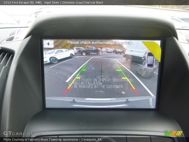Ingot Silver / Chromite Gray/Charcoal Black 2019 Ford Escape SEL 4WD