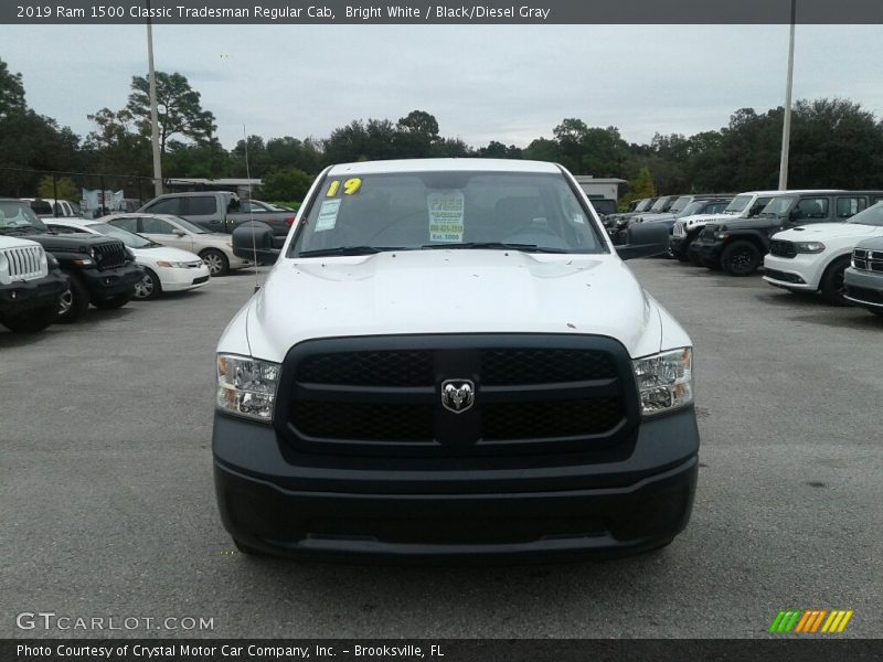 Bright White / Black/Diesel Gray 2019 Ram 1500 Classic Tradesman Regular Cab