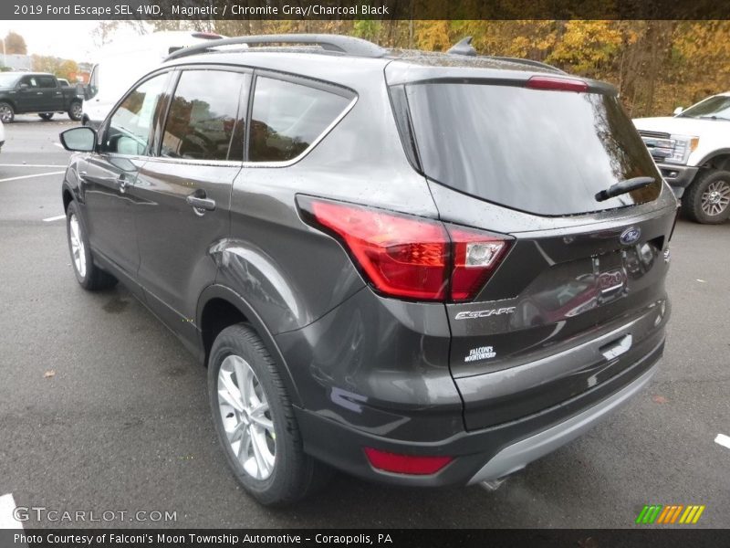 Magnetic / Chromite Gray/Charcoal Black 2019 Ford Escape SEL 4WD