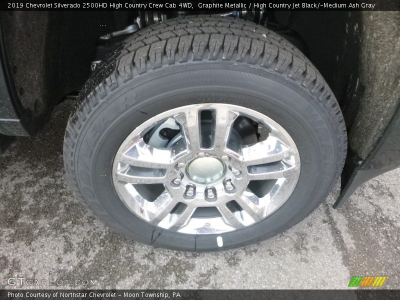 Graphite Metallic / High Country Jet Black/­Medium Ash Gray 2019 Chevrolet Silverado 2500HD High Country Crew Cab 4WD