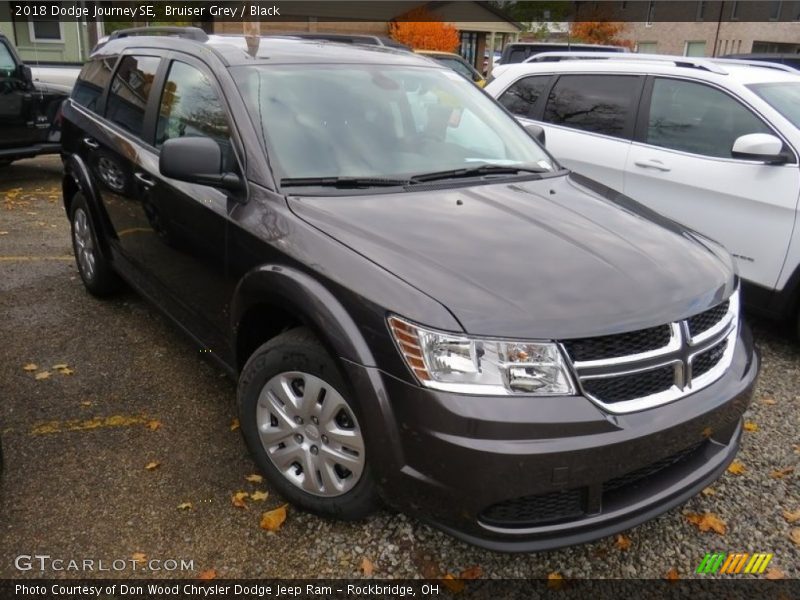 Bruiser Grey / Black 2018 Dodge Journey SE