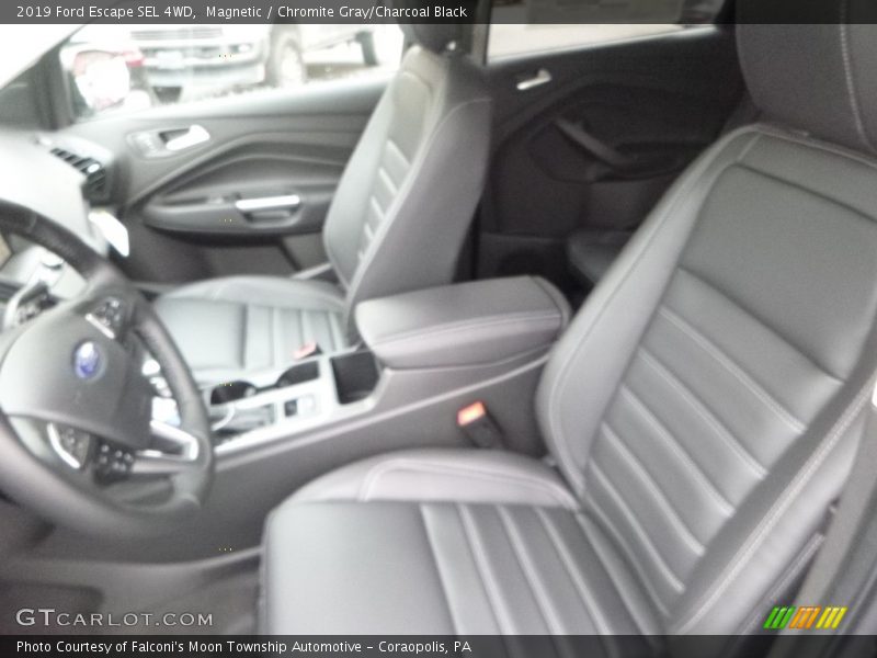 Magnetic / Chromite Gray/Charcoal Black 2019 Ford Escape SEL 4WD