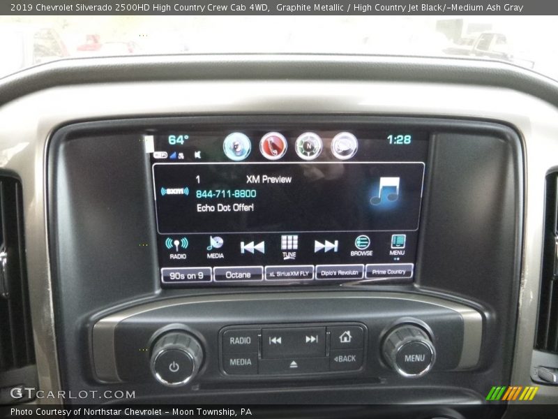 Graphite Metallic / High Country Jet Black/­Medium Ash Gray 2019 Chevrolet Silverado 2500HD High Country Crew Cab 4WD