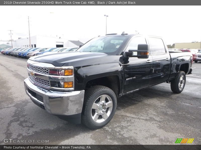 Black / Dark Ash/Jet Black 2019 Chevrolet Silverado 2500HD Work Truck Crew Cab 4WD