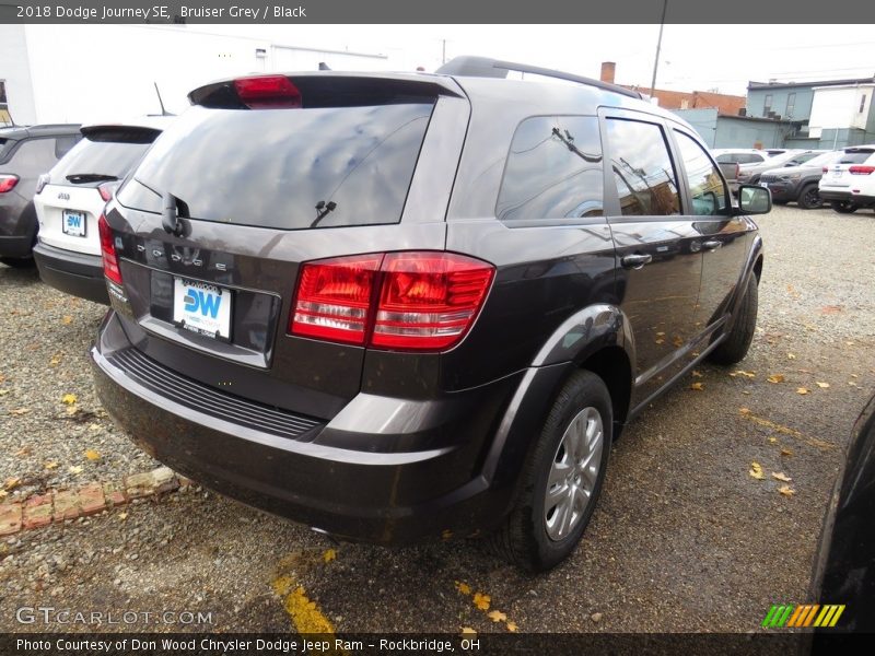 Bruiser Grey / Black 2018 Dodge Journey SE