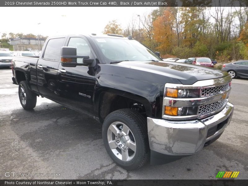Black / Dark Ash/Jet Black 2019 Chevrolet Silverado 2500HD Work Truck Crew Cab 4WD