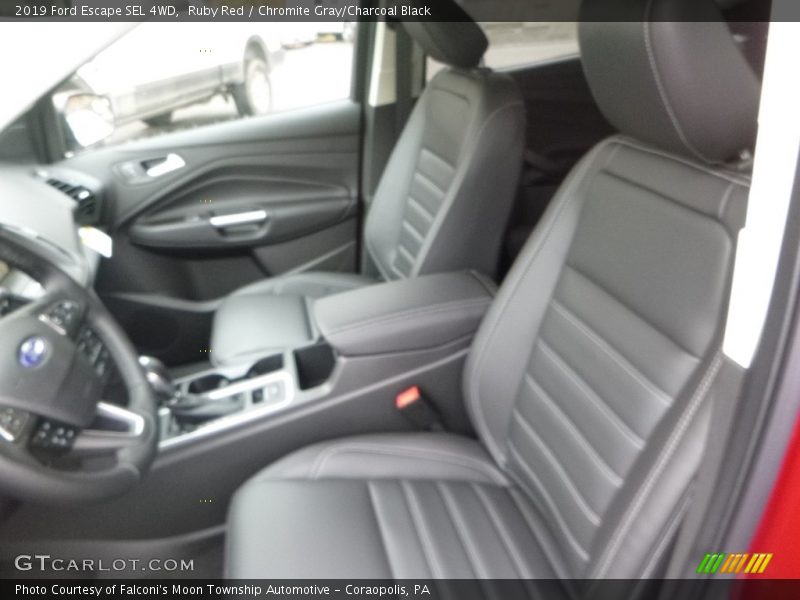 Ruby Red / Chromite Gray/Charcoal Black 2019 Ford Escape SEL 4WD
