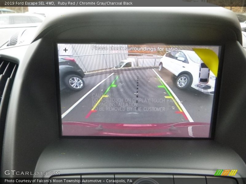 Ruby Red / Chromite Gray/Charcoal Black 2019 Ford Escape SEL 4WD