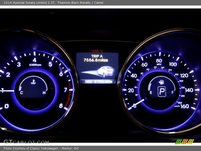 Phantom Black Metallic / Camel 2014 Hyundai Sonata Limited 2.0T