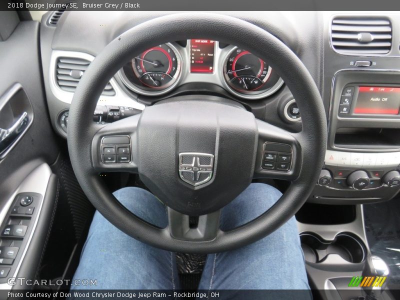 Bruiser Grey / Black 2018 Dodge Journey SE
