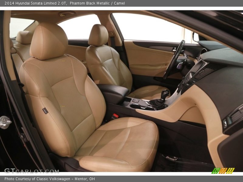 Phantom Black Metallic / Camel 2014 Hyundai Sonata Limited 2.0T