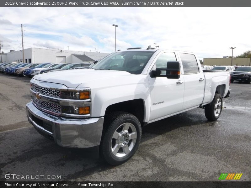 Summit White / Dark Ash/Jet Black 2019 Chevrolet Silverado 2500HD Work Truck Crew Cab 4WD