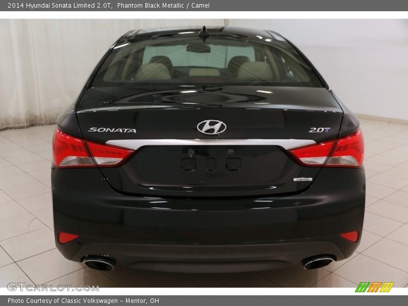Phantom Black Metallic / Camel 2014 Hyundai Sonata Limited 2.0T