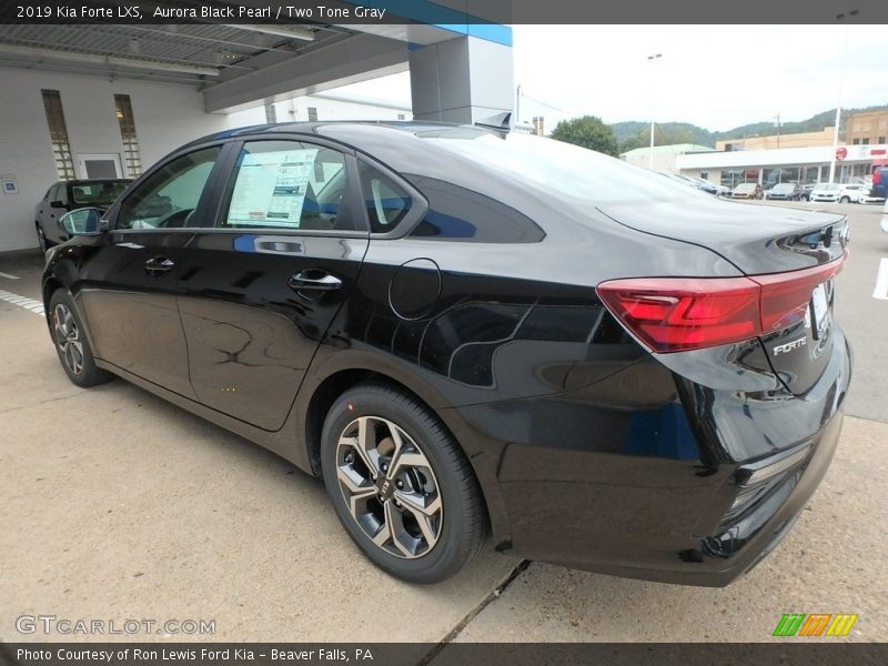 Aurora Black Pearl / Two Tone Gray 2019 Kia Forte LXS