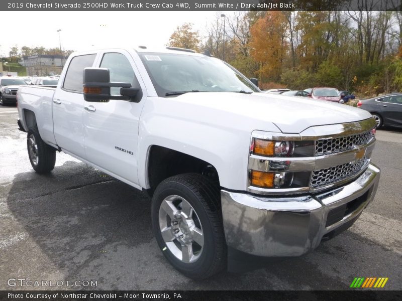 Summit White / Dark Ash/Jet Black 2019 Chevrolet Silverado 2500HD Work Truck Crew Cab 4WD
