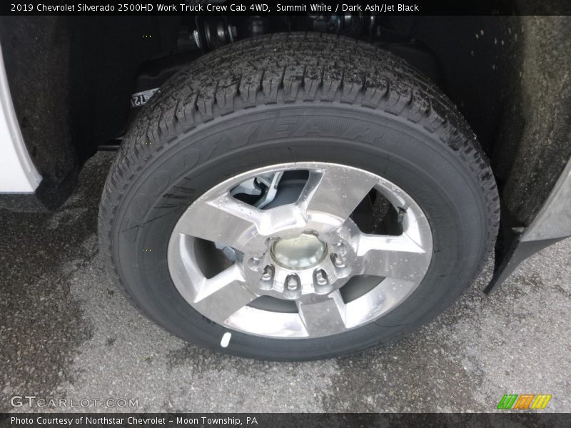 Summit White / Dark Ash/Jet Black 2019 Chevrolet Silverado 2500HD Work Truck Crew Cab 4WD