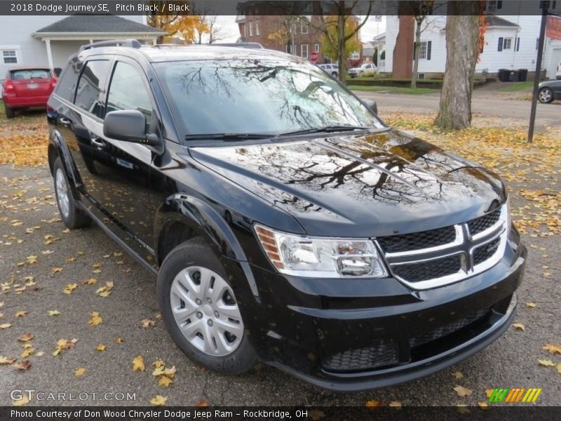 Pitch Black / Black 2018 Dodge Journey SE