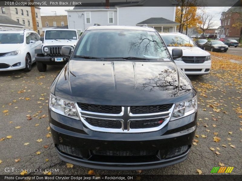 Pitch Black / Black 2018 Dodge Journey SE