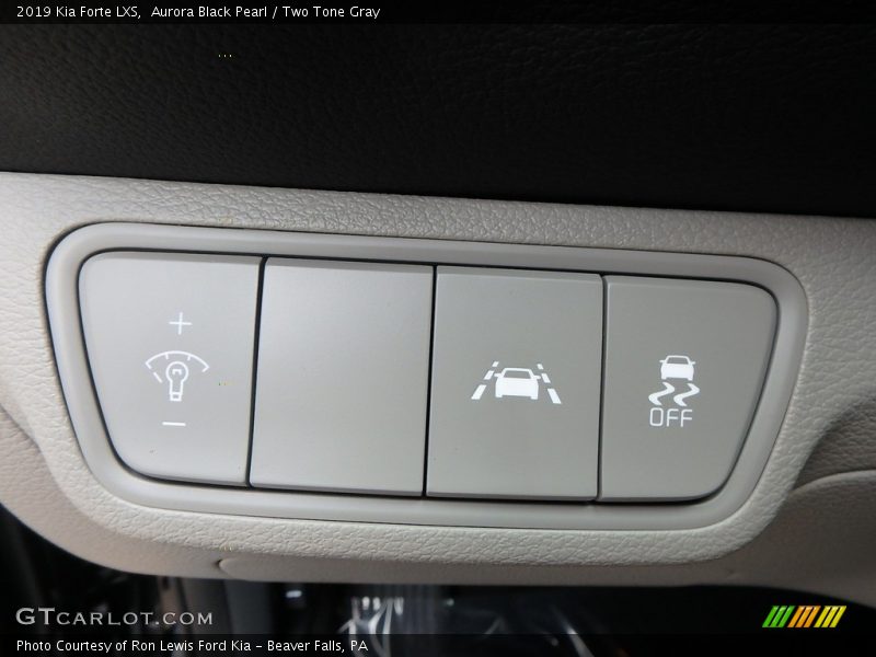 Aurora Black Pearl / Two Tone Gray 2019 Kia Forte LXS