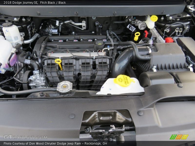 Pitch Black / Black 2018 Dodge Journey SE