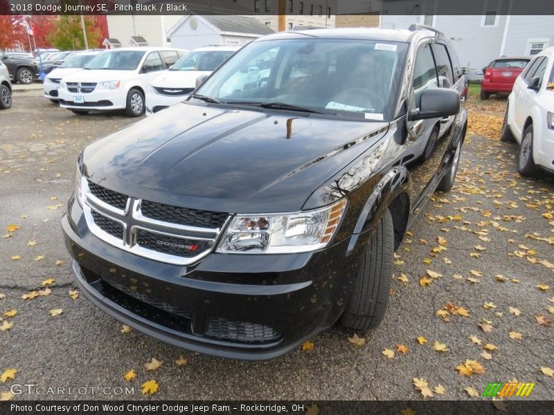Pitch Black / Black 2018 Dodge Journey SE