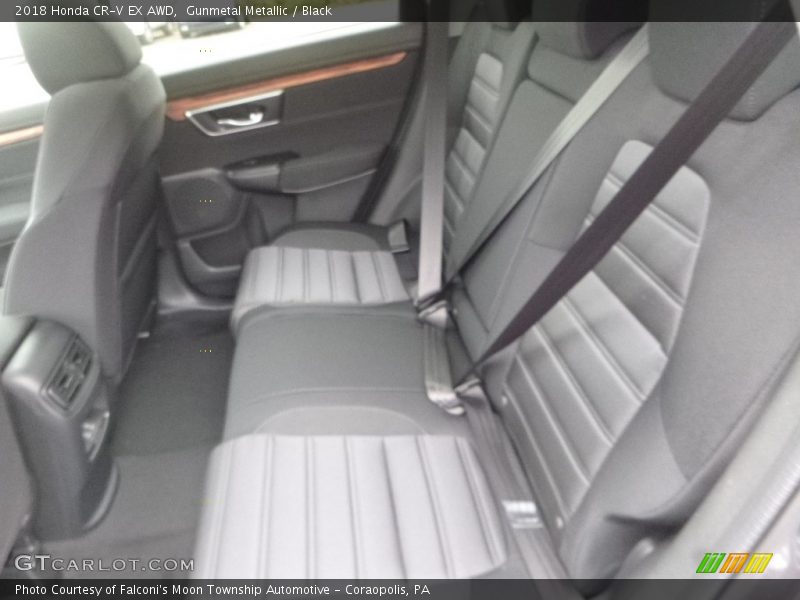 Gunmetal Metallic / Black 2018 Honda CR-V EX AWD