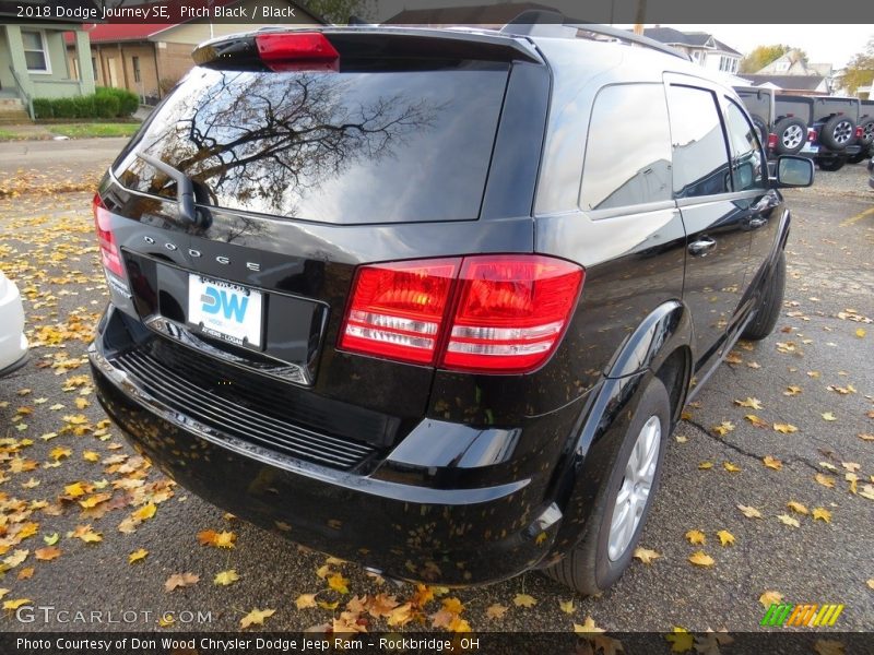 Pitch Black / Black 2018 Dodge Journey SE