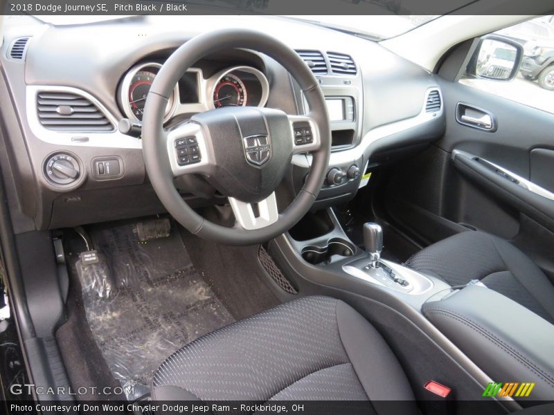 Pitch Black / Black 2018 Dodge Journey SE