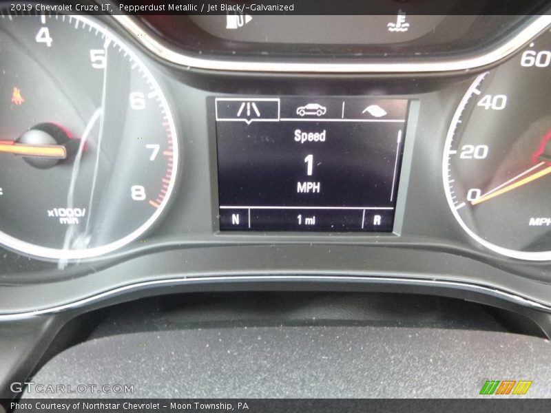 Pepperdust Metallic / Jet Black/­Galvanized 2019 Chevrolet Cruze LT