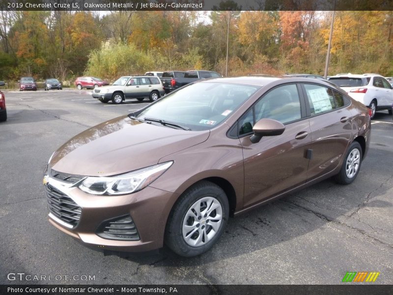 Oakwood Metallic / Jet Black/­Galvanized 2019 Chevrolet Cruze LS
