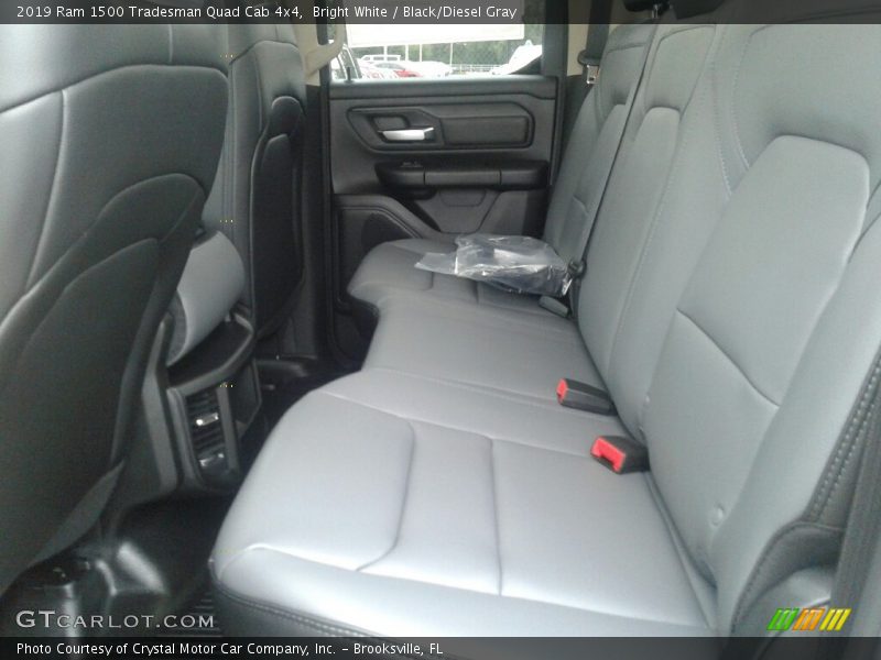 Bright White / Black/Diesel Gray 2019 Ram 1500 Tradesman Quad Cab 4x4