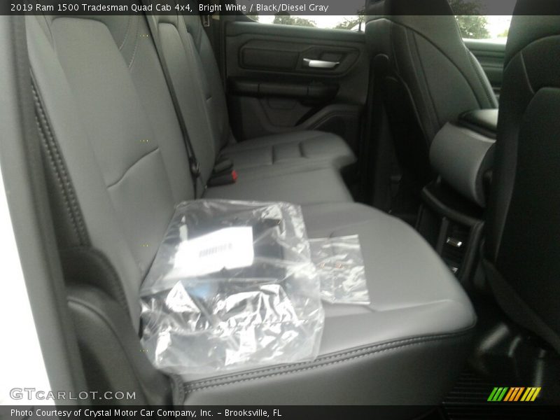 Bright White / Black/Diesel Gray 2019 Ram 1500 Tradesman Quad Cab 4x4