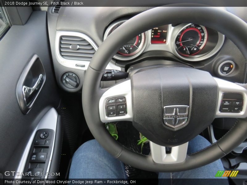 Pitch Black / Black 2018 Dodge Journey SE