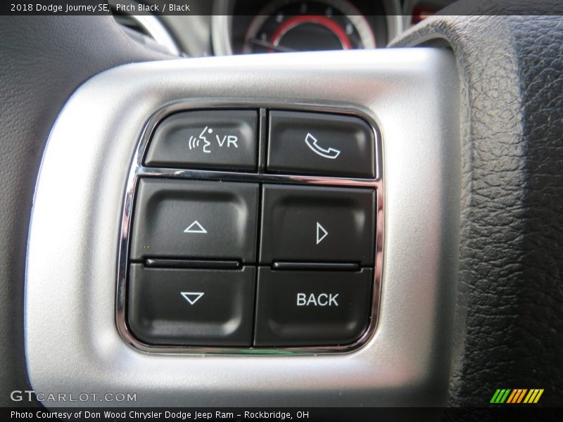 Pitch Black / Black 2018 Dodge Journey SE