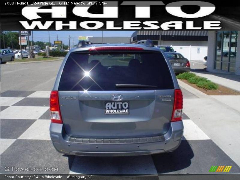 Green Meadow Gray / Gray 2008 Hyundai Entourage GLS