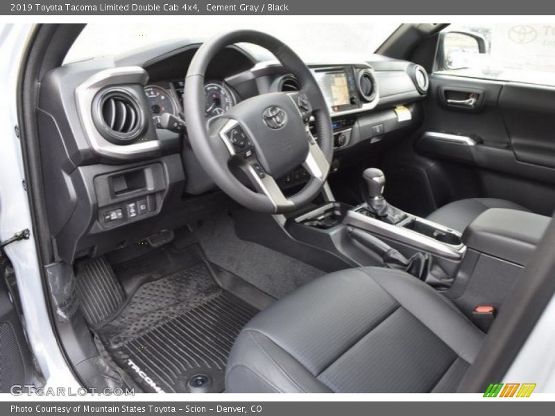 Cement Gray / Black 2019 Toyota Tacoma Limited Double Cab 4x4
